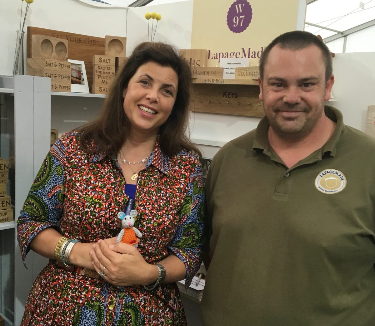 Kirtstie Allsopp hosted The Handmade Fair at Hampton Court Palace 16-18th September 2016