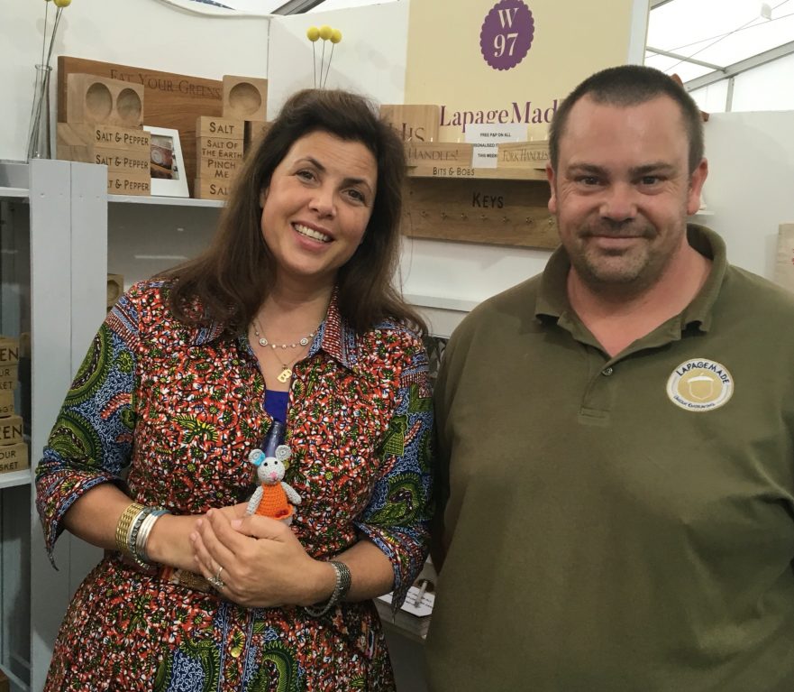 Kirtstie Allsopp hosted The Handmade Fair at Hampton Court Palace 16-18th September 2016