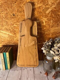 Personalised English Oak Engraved Paddle Board